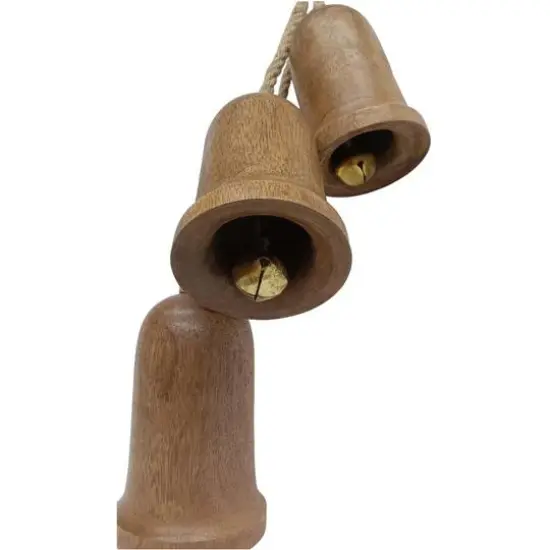 20" Brown Triple Wood Bells Wall D&eacute;cor by Ashland&reg; {4}