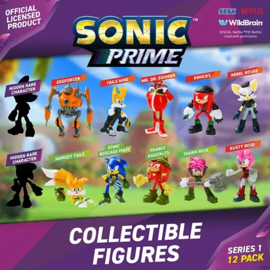 Sonic Prime Deluxe Box B Collectible Figures Set {3}