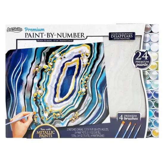 ArtSkills&reg; Premium Geode Paint-by-Number Kit {1}