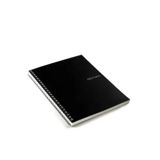 Fabriano&reg; EcoQua Black Spiral Blank Notebook, 5.83" x 8.27" {1}