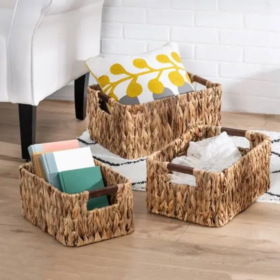 Honey Can Do Rectangular Nesting Storage Basket Set, 3ct. {8}