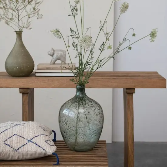 Hello Honey&reg; 15" Green Recycled Glass Vase {3}