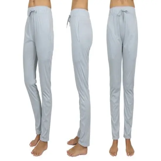 Galaxy by Harvic Women's Loose Fit Classic Lounge Pants Heather Grey {1}