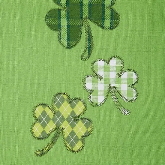 DII&reg; Green & White Shamrock Lucky Day Dishtowels, 2ct. {9}