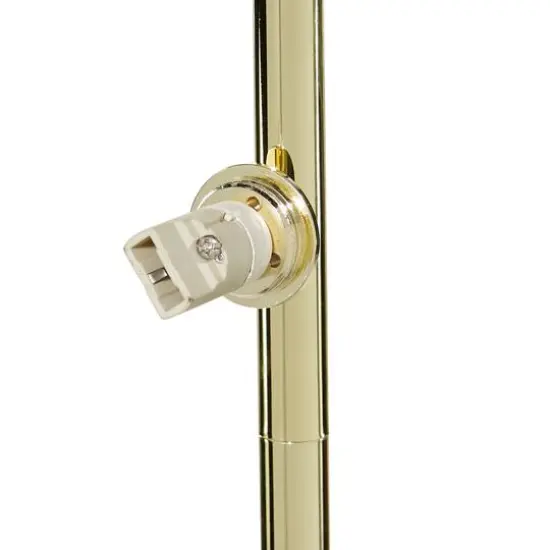 CosmoLiving by Cosmopolitan 55" Gold Metal Modern Floor Lamp {6}