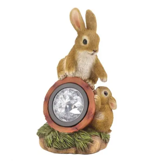 7" Rabbit with Solar Light {1}