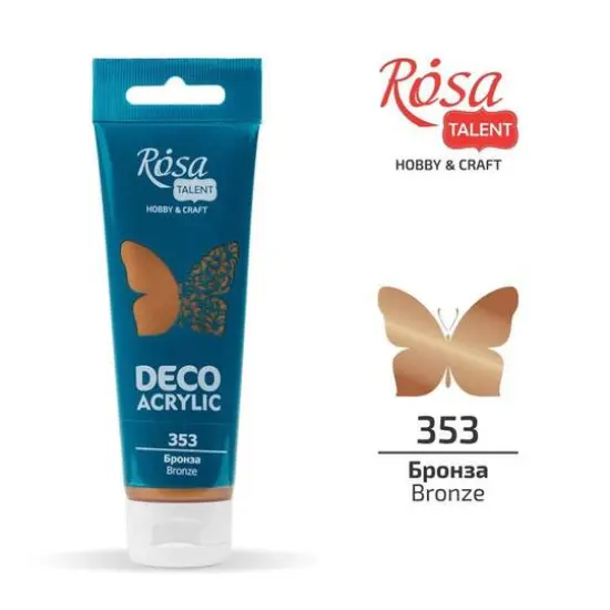 Rosa Talent Metallic Deco Acrylic Paint, 75mL 353 Bronze {3}