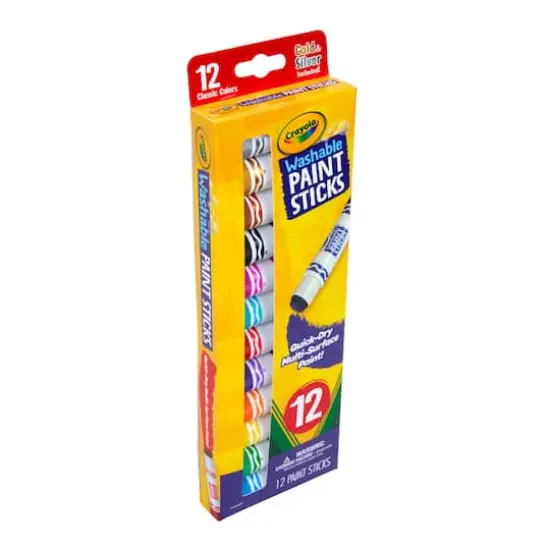 Crayola&reg; 12 Color Washable Paint Sticks {3}