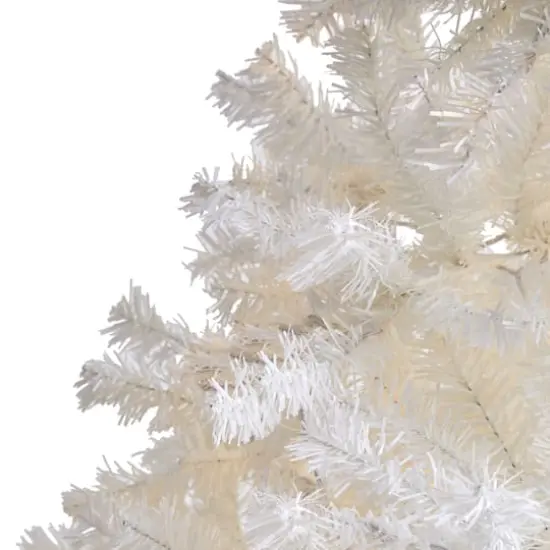 7ft. Unlit White Artificial Christmas Tree {4}