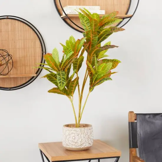 2.5ft. Potted Bohemian Banyan Tree Artificial Foliage {8}