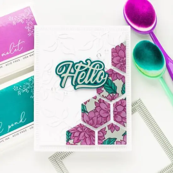 Pinkfresh Studio Essentials Blanket Stitch Rectangle Die Set {8}