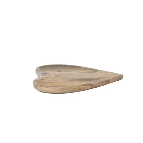 Hello Honey&reg; 13.5" Natural Heartfelt Harvest Mango Wood Bowl {4}