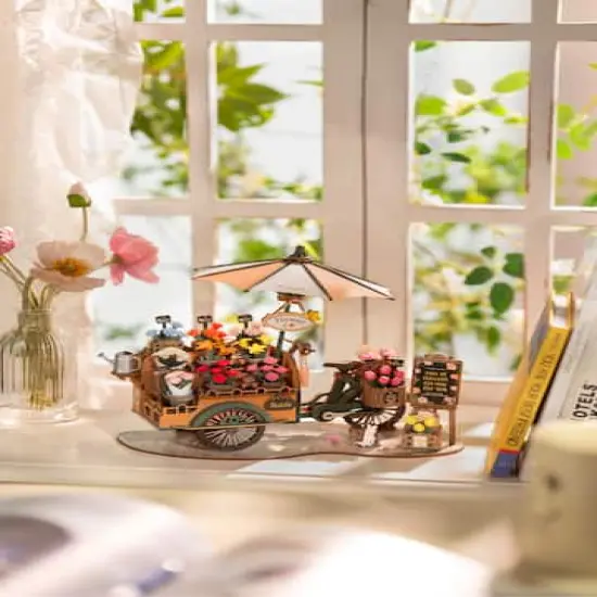 Rolife&reg; Blossom Cart 3D Puzzle Creation Set {5}