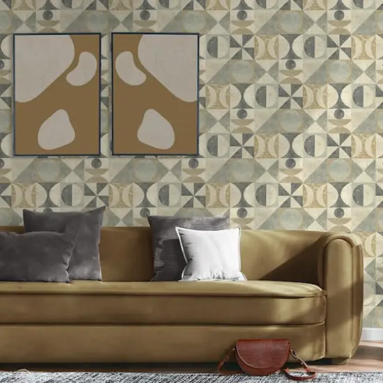 Surface Style Take Form Peel & Stick Wallpaper Pewter {3}