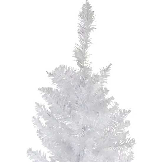 6ft. Unlit White Pencil Spruce Artificial Christmas Tree {4}