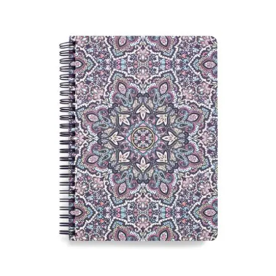 Vera Bradley&reg; Bonbon Medallion Spiral Mini Notebook with Pocket {1}