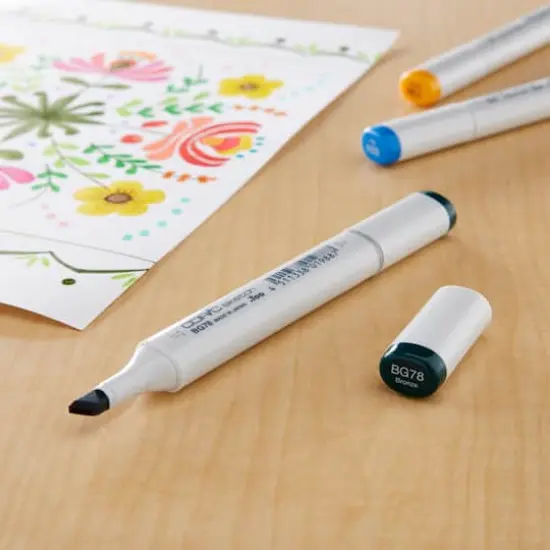 Copic&reg; Sketch Marker, Blue Greens BG78 Bronze {3}