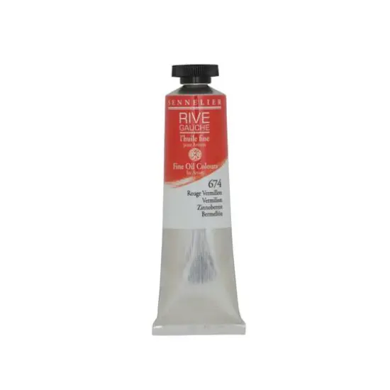 Sennelier Rive Gauche Oil Paint, 40mL 674 Vermillion {1}