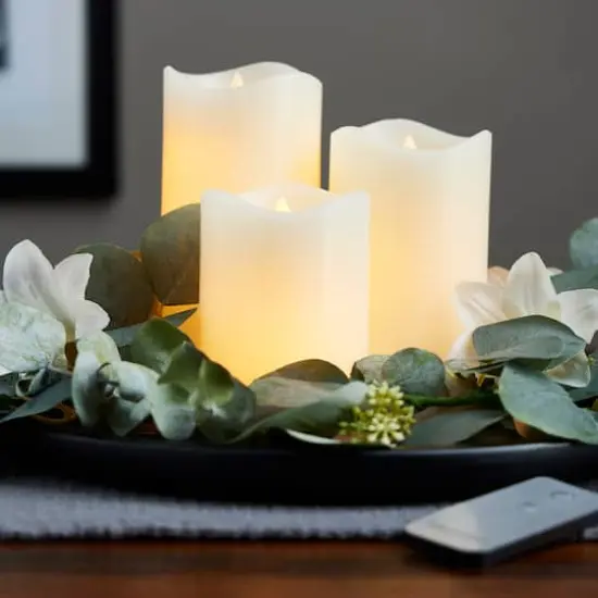 LED Flame Pillar Candle Set by Ashland&reg; {3}