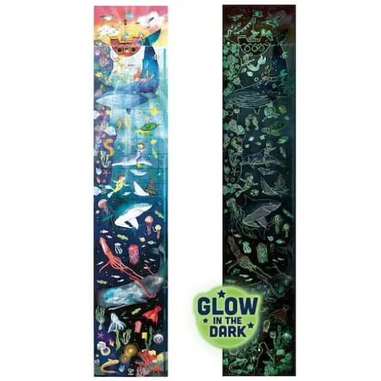 Hape Giant Ocean Life Glow-In-The-Dark Puzzle {3}