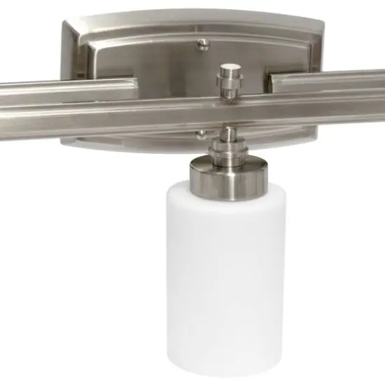 Lalia Home Essentix 23" 3-Light Vanity Fixture Brushed Nickel {6}