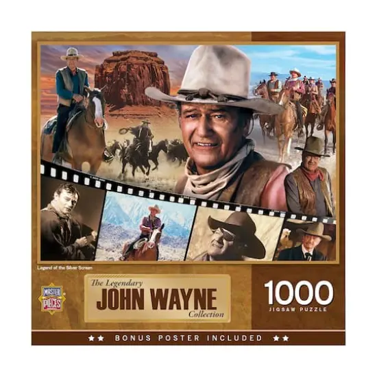 Legend of the Silver Screen John Wayne 1,000 Piece Jigsaw Puzzle {1}