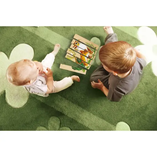 Quercetti&reg; Endangered Animals Mix-N-Match Wood Puzzle {7}