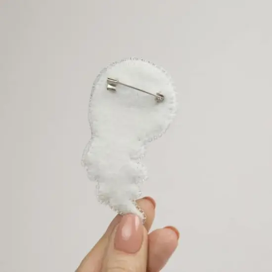 Crystal Art Beadwork Dandelion Brooch Kit {4}