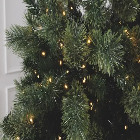 7ft. Pre-Lit Celebration Pine Artificial Christmas Tree, Warm White Mini LED Lights by Ashland&reg; {3}