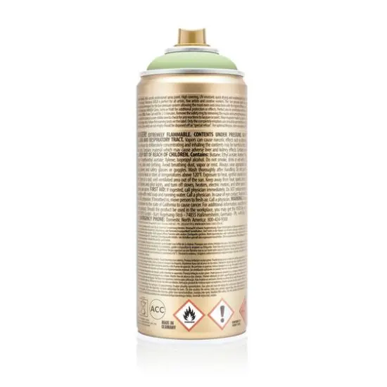 Montana&trade; Gold Acrylic Professional Spray Paint G6010 Linden Green {7}