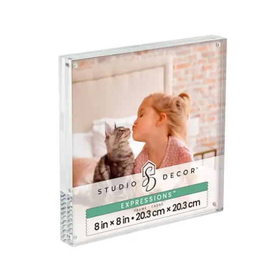 Expressions&trade; Clear Acrylic Block Frame by Studio D&eacute;cor&reg; {5}