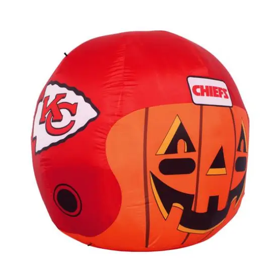 Sporticulture 4ft. Inflatable NFL Team Pride Jack-O' Helmet Kansas City Chiefs {1}