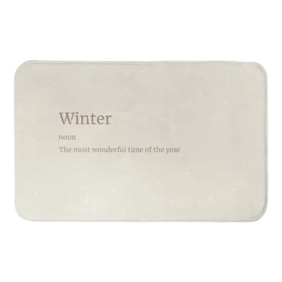 Designs Direct Winter Defined Bath Mat, 34" x 21" {1}