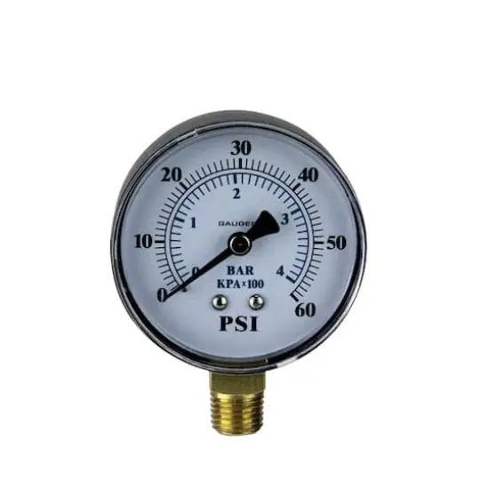 3.25" Side Mount Pressure Gauge for Pool Pump {1}
