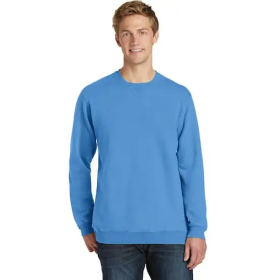 Port & Company&reg; Beach Wash&reg; Garment-Dyed Sweatshirt Blue Moon {4}