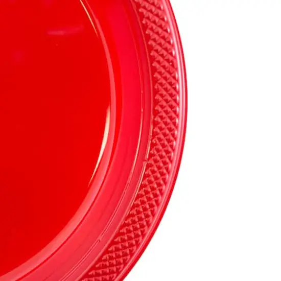 JAM Paper 7" Plastic Party Plates, 20ct. Red {4}