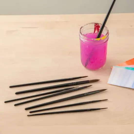 Necessities&trade; Synthetic Watercolor Round 8 Piece Brush Set by Artist's Loft&reg; {3}