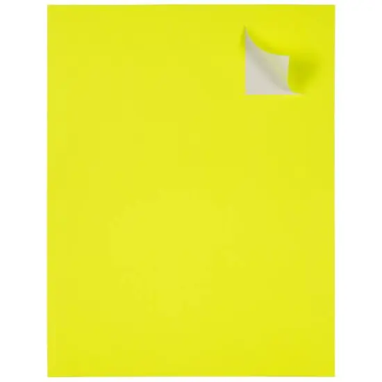 JAM Paper 2" x 2" Square Product & Container Labels, 120ct. Neon Yellow {5}
