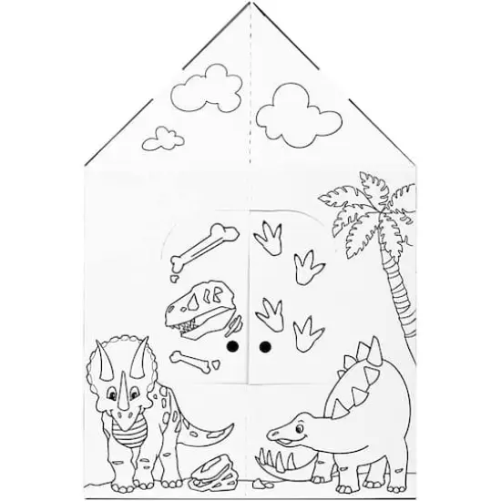 Easy Playhouse Dinosaur House {4}