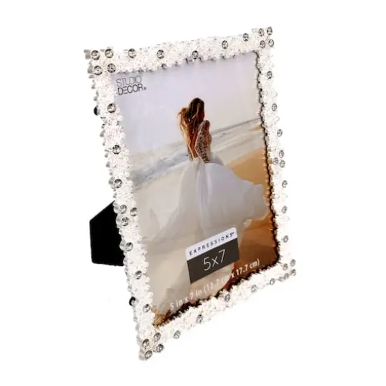 Expressions&trade; 5" x 7" Celestial Jeweled Frame by Studio D&eacute;cor&reg; {5}