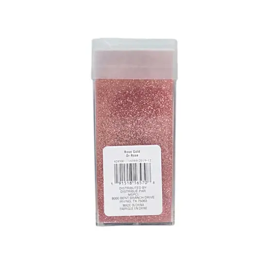Extra Fine Polyester Glitter by Recollections&trade;, 15oz. Rose Gold {5}