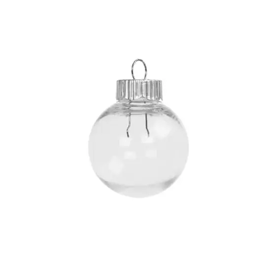 1.75" DIY Clear Plastic Ball Ornaments, 16pc. by Make Market&reg; {3}