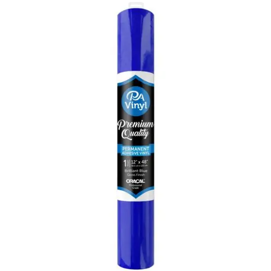 PA Vinyl Gloss Permanent Adhesive Vinyl Brilliant Blue {1}