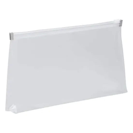 JAM Paper 5" x 10" Plastic Zip Closure Envelopes, 12ct. Clear {4}