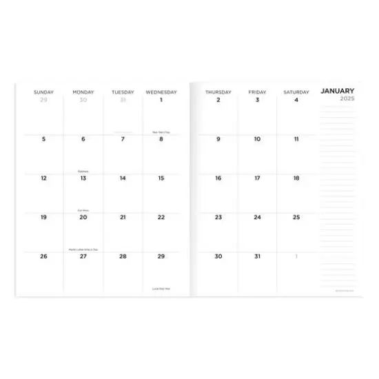 TF Publishing 2025 Beyond the Pale Yellow Medium Monthly Planner {4}