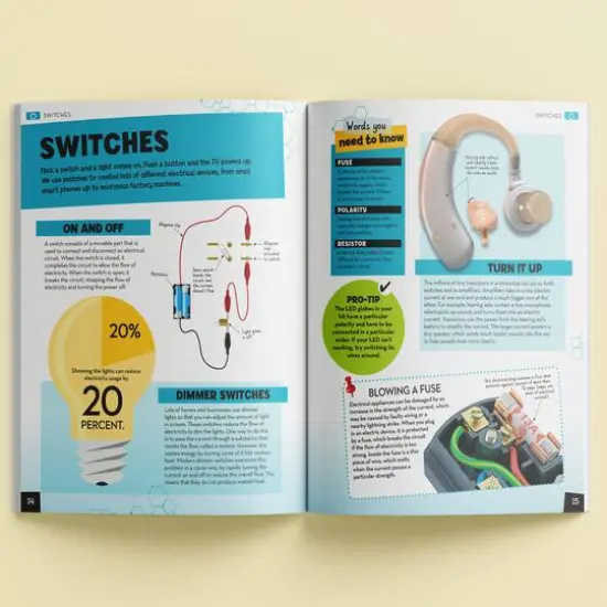 Hinkler Curious Universe™ Incredible Electricity Book & Science Kit {7}