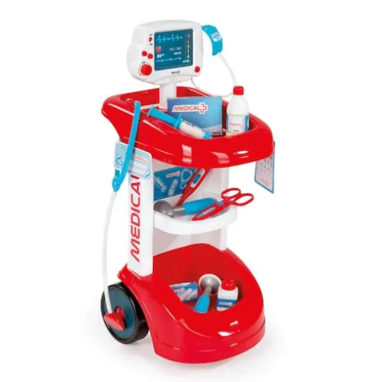 Simba 12 Piece Electronic Doctor's Trolley {1}