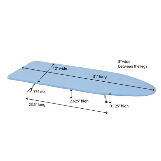 Household Essentials Tabletop Ironing Board {5}