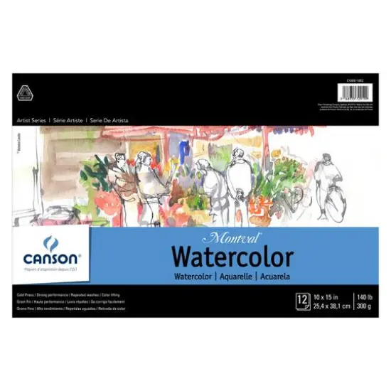 Canson&reg; Montval&reg; Artist Series Watercolor Paper Pad {1}
