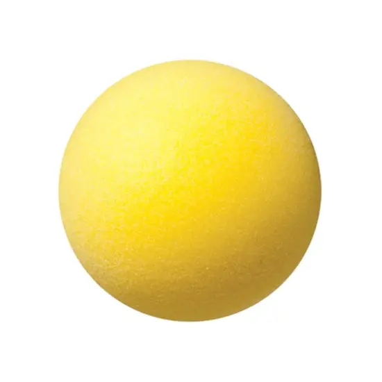 Champion Sports 4" Yellow Uncoated Regular Density Foam Ball, 12ct. {3}